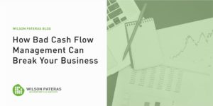 poor cash flow management